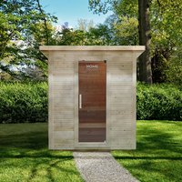 Saunahaus Outdoor TALO L - 221 x 217 cm für 4 Personen – Bild 2