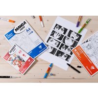 Clairefontaine Skizzenblock MANGA ILLUSTRATIONS, DIN A4 – Bild 2