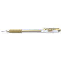 Pentel Gel-Tintenroller Hybrid Gel Grip Met. K118, silber