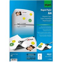 sigel Inkjet-Magnet-Papier, spezialbeschichtet, DIN A4 – Bild 2
