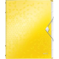 LEITZ Ordnungsmappe WOW, DIN A4, PP, 12 Fächer, grün-metallic