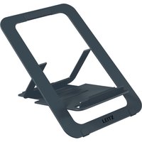 LEITZ Notebook-Ständer Ergo, ultraflach, dunkelgrau
