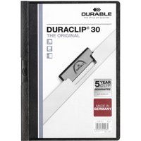 DURABLE Klemmhefter DURACLIP ORIGINAL 30, DIN A4, schwarz – Bild 2