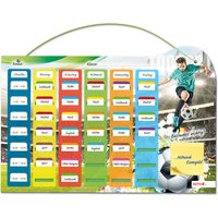 ROTH Klipp Klar Stundenplan Steck Fix, Fußballer