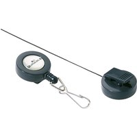 DURABLE Ausweishalter mit Karabinerhaken, anthrazit
