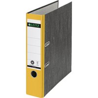 LEITZ Wolkenmarmor-Ordner, 180 Grad, DIN A4, 80 mm, gelb – Bild 2