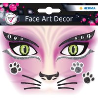 HERMA Face Art Sticker Gesichter, Pink Cat