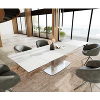 DELIFE Edge Esstisch Keramik Edelstahl – Bild 2