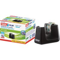 tesa Tischabroller Smart ecoLogo, bestückt, schwarz