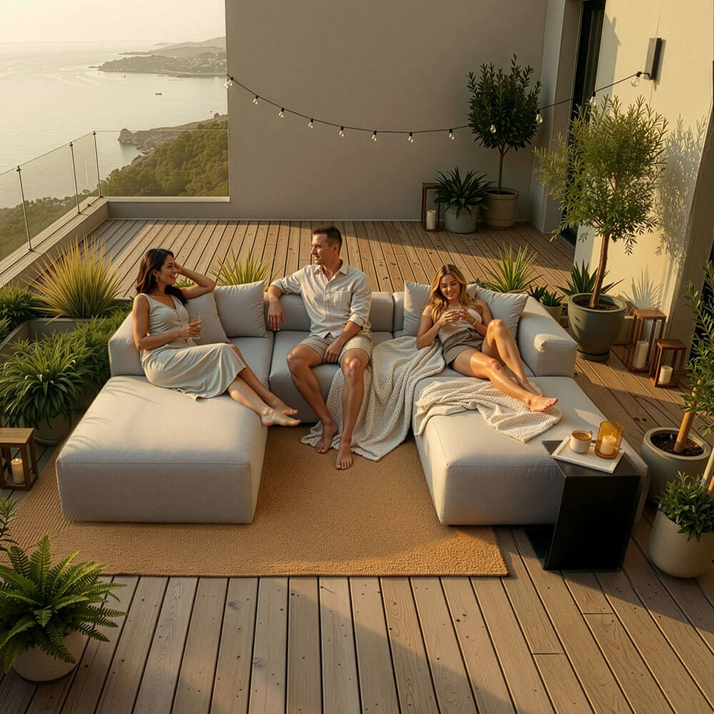 Home Deluxe 4058166448507 Outdoor Sofa – Bild 3