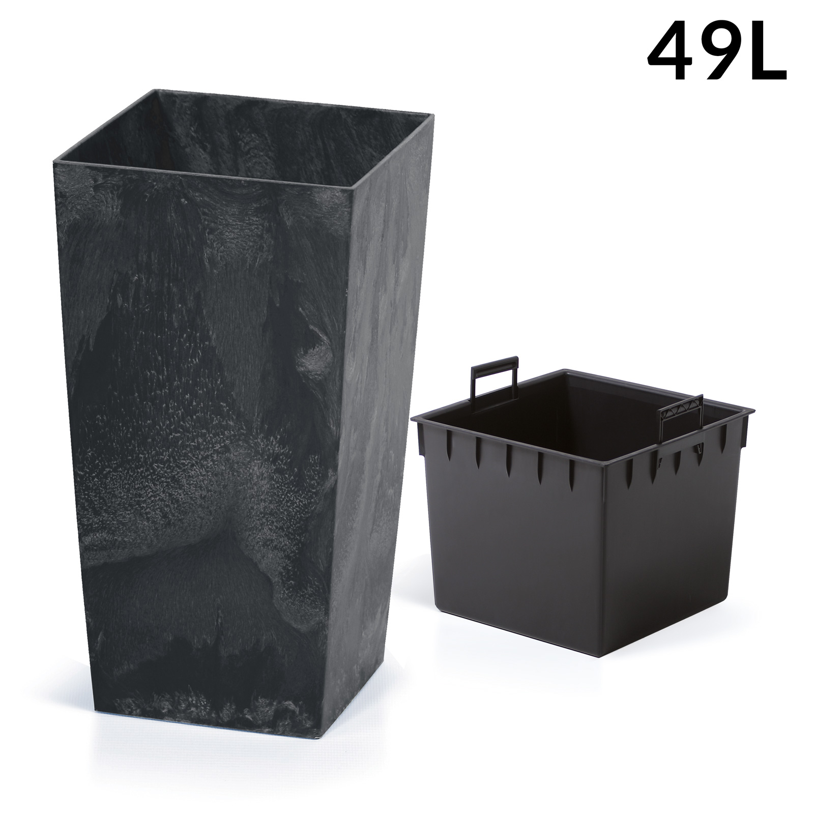 Deuba 108514 Blumentopf Anthrazit – Bild 3