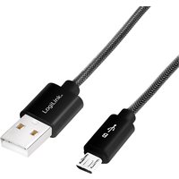 LogiLink Daten- & Ladekabel, USB - Micro USB Stecker, 1,0 m – Bild 2