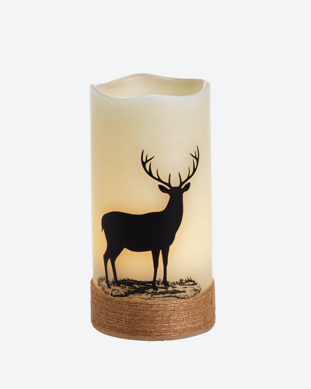 LED-Echtwachskerze mit Timerfunktion, Ø ca. 8 cm, Höhe ca. 15 cm – Bild 4