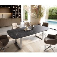 DELIFE Edge Esstisch Keramik Anthrazit