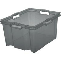 keeeper Aufbewahrungsbox, franz, 24 Liter, crystal-grey
