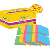 Post-it Haftnotizen super sticky z-notes, 76 x 76 mm, 20 4