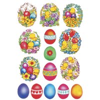 HERMA Oster-Sticker CLASSIC, Blumen & Küken – Bild 2