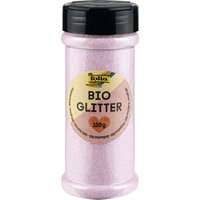 folia BIO Glitter, 100 g, irsisierend rosa – Bild 2