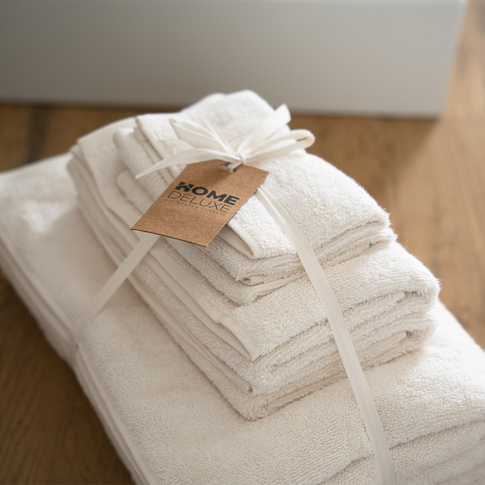 Home Deluxe 4058166277329 Handtuch Set Beige – Bild 4