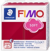 FIMO SOFT Modelliermasse, ofenhärtend, kirschrot, 57 g – Bild 2