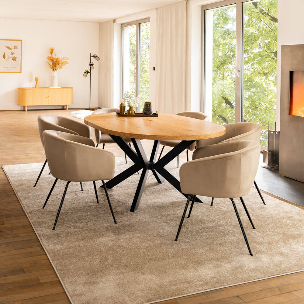 Home Deluxe 4058166271396 Esstisch rund – Bild 3