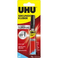 UHU Sekundenkleber SUPERGEL, lösemittelhaltig, 3 g Tube – Bild 2
