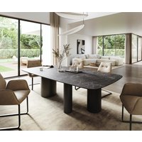 DELIFE Edge Esstisch Keramik Anthrazit