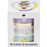folia Deko-Klebeband Washi-Tape HOTFOIL BEES, 4er Set