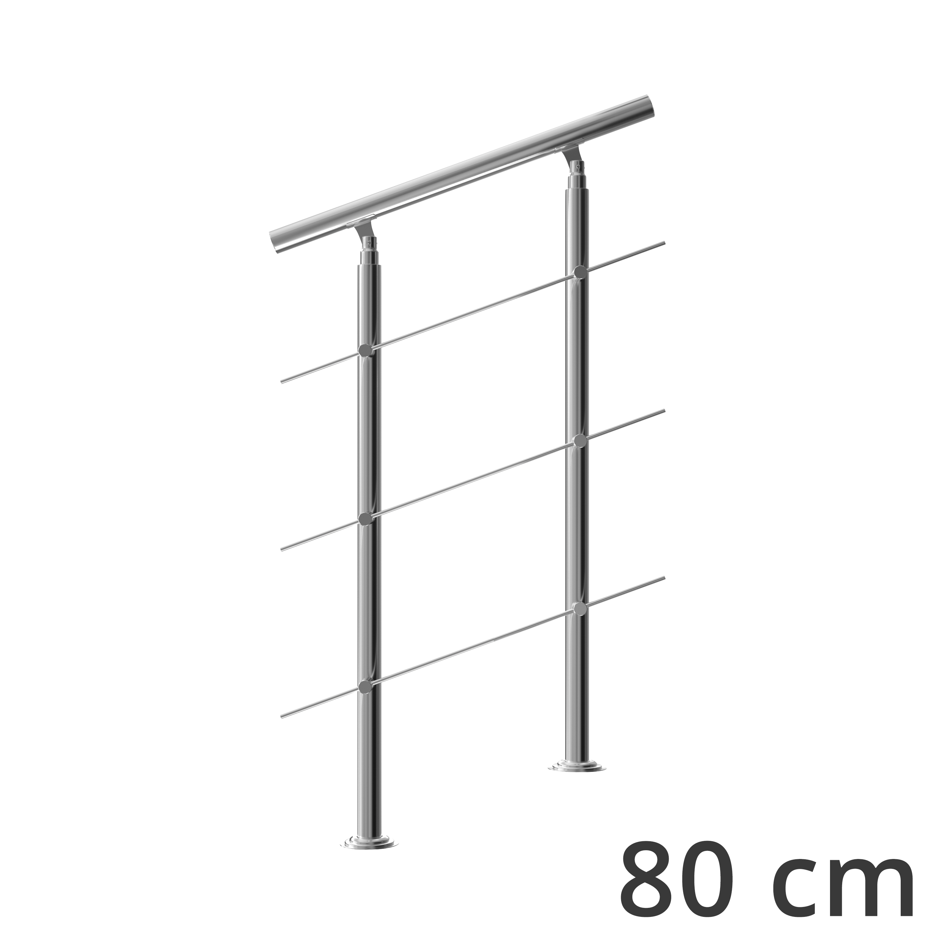 monzana 108612 Treppengeländer Edelstahl – Bild 3