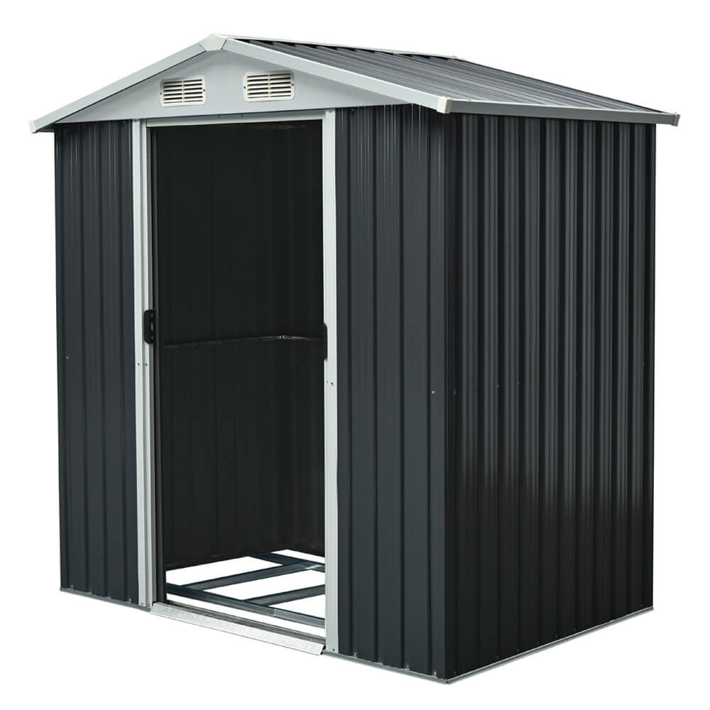 Geräteschuppen aus verzinktem Stahl BOHIO L - 204 x 190 cm – Bild 5