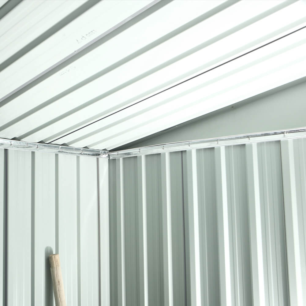 Geräteschuppen aus verzinktem Stahl BOHIO L - 204 x 190 cm – Bild 6