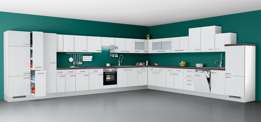 Oberschrank Meggie Weiß 100cm – Bild 3
