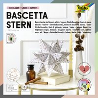 folia Faltblätter Bascetta-Stern, weiß / bedruckt – Bild 2