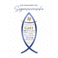 CACTUS Konfirmationskarte, Fisch