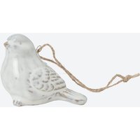 Deko-Vogel aus Steingut, Höhe ca. 5 cm