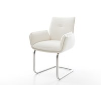 Freischwinger Nela-Flex Bouclé Soft Beige Freischwinger flach Edelstahl