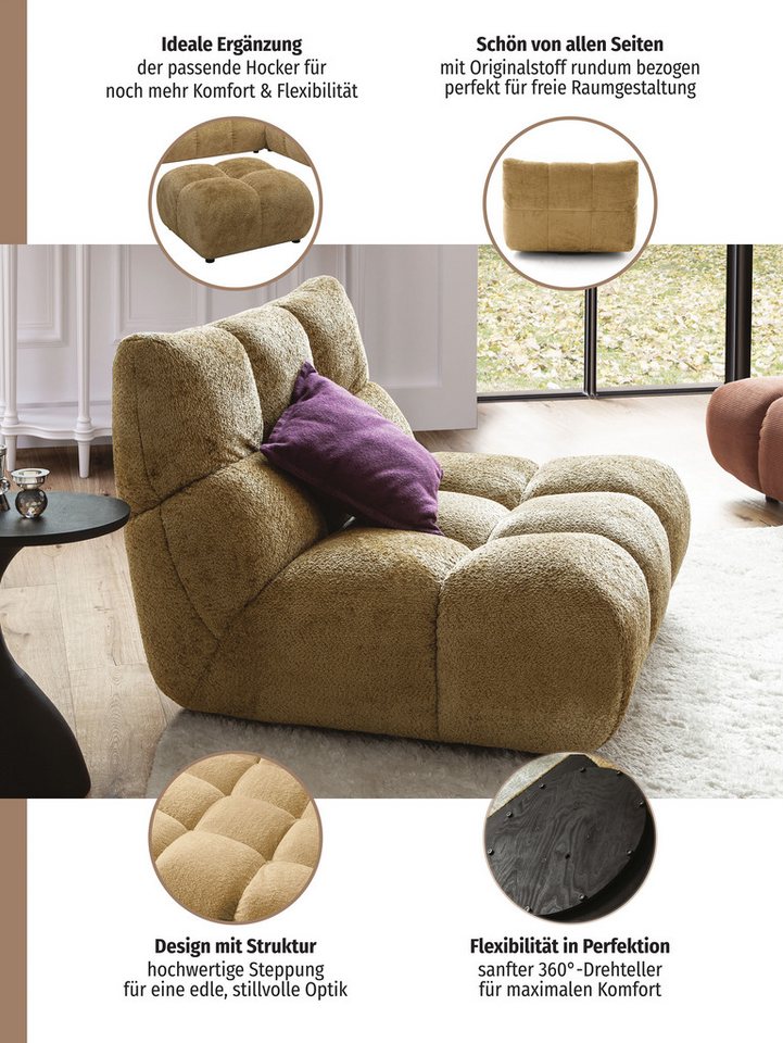 home affaire Cozy Bubble Sessel 1,5-Sitzer – Bild 3