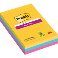Post-it Haftnotizen super sticky notes, liniert, 101x101 mm – Bild 2