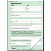 sigel Vordruck, Kaufvertrag allgemein, A4, SD, 2-fach