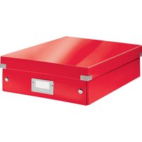 LEITZ Organisationsbox Click & Store WOW, groß, rot – Bild 2