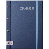 ROTH Zeugnismappe Metallium mit Buchschrauben, blau – Bild 2