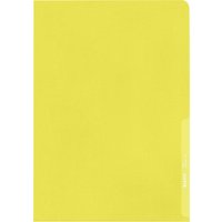 LEITZ Sichthülle Standard, A4, PP, genarbt, gelb, 0,13 mm