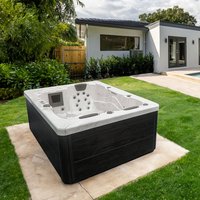 Outdoor Whirlpool WHITE MARBLE PURE - 210 x 160 cm für 3 Personen – Bild 2