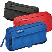 herlitz Schlamper-Etui mit Netztasche, schwarz