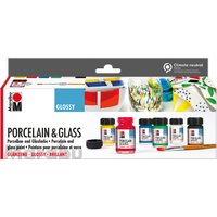 Marabu Farbe, Porcelain & Glass Glossy, Starterset – Bild 2