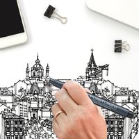 PentelArts Permanent Fineliner Pointliner, schwarz, 0,05 mm