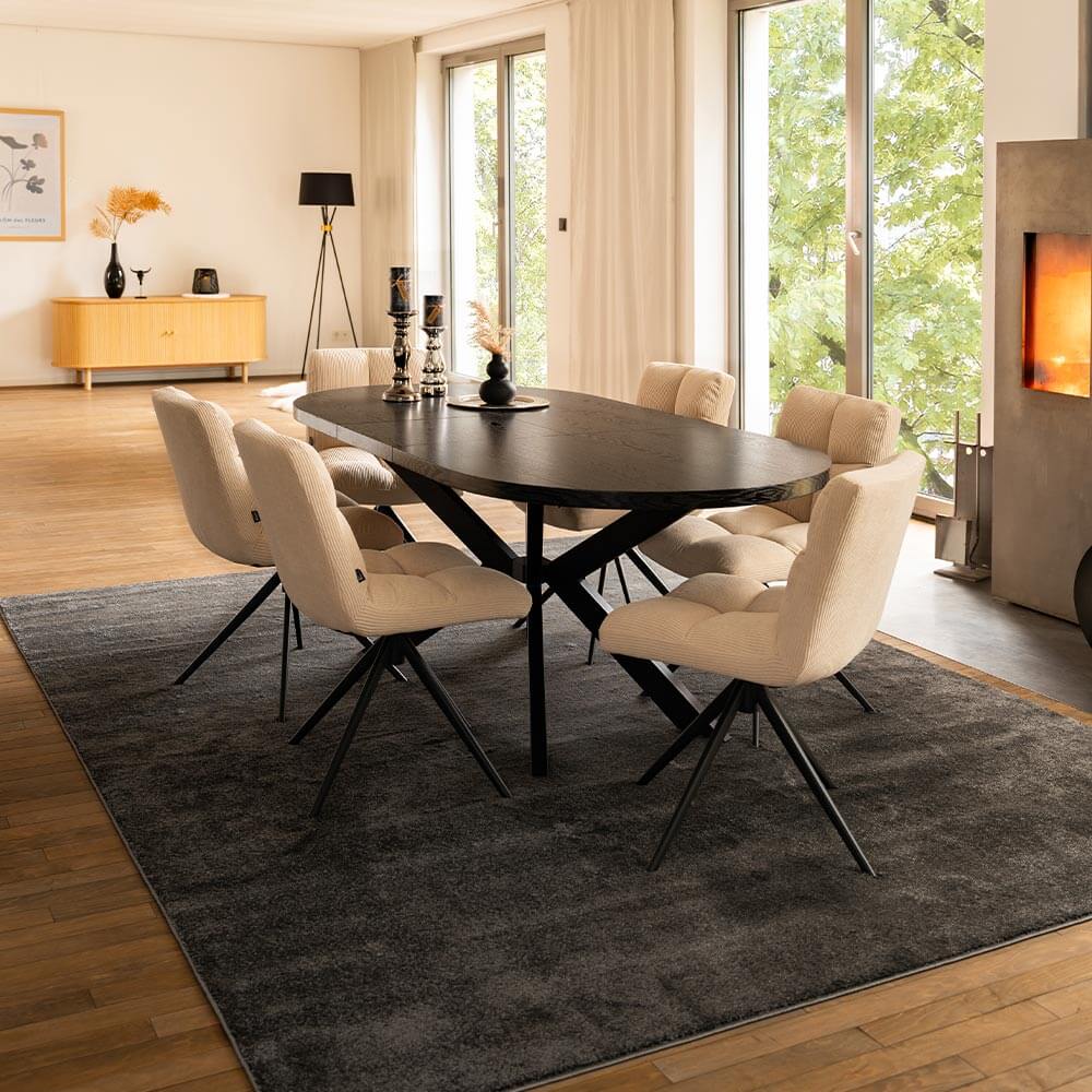 Home Deluxe 4058166271426 Esstisch Oval – Bild 3