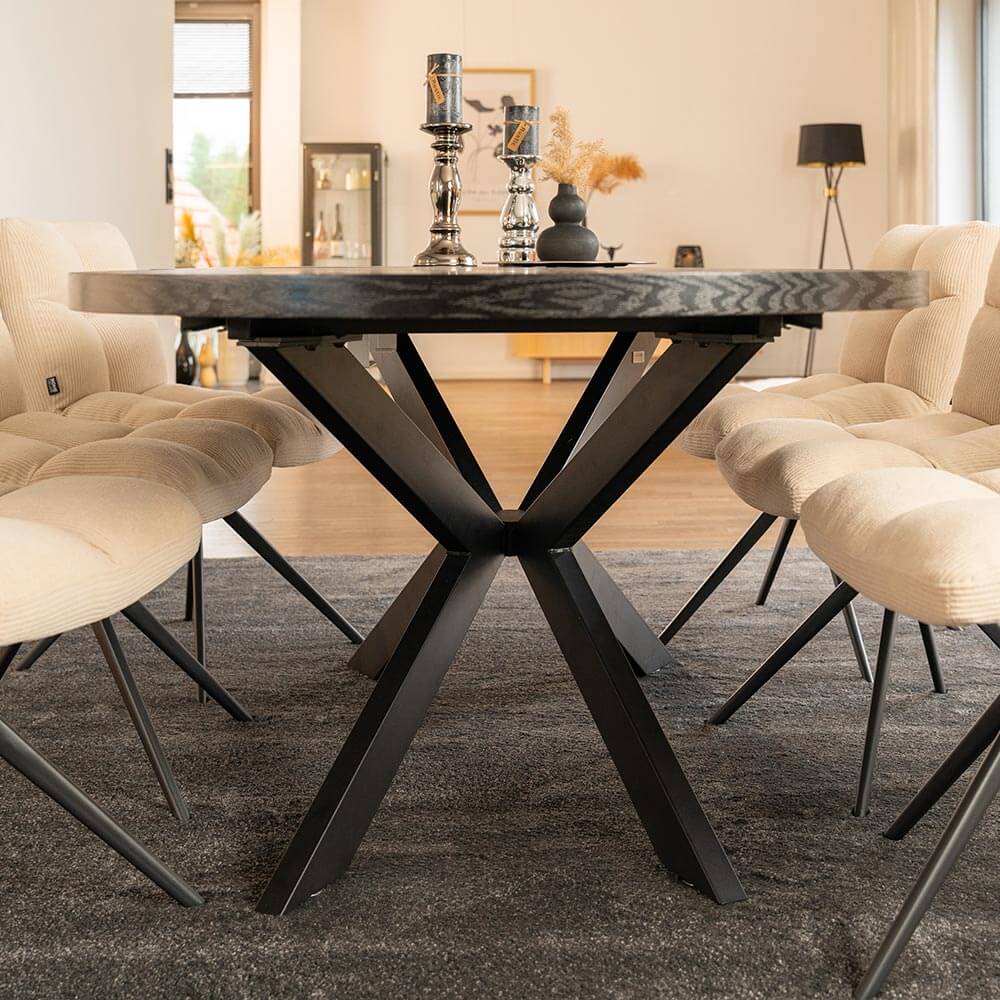 Home Deluxe 4058166271426 Esstisch Oval – Bild 4