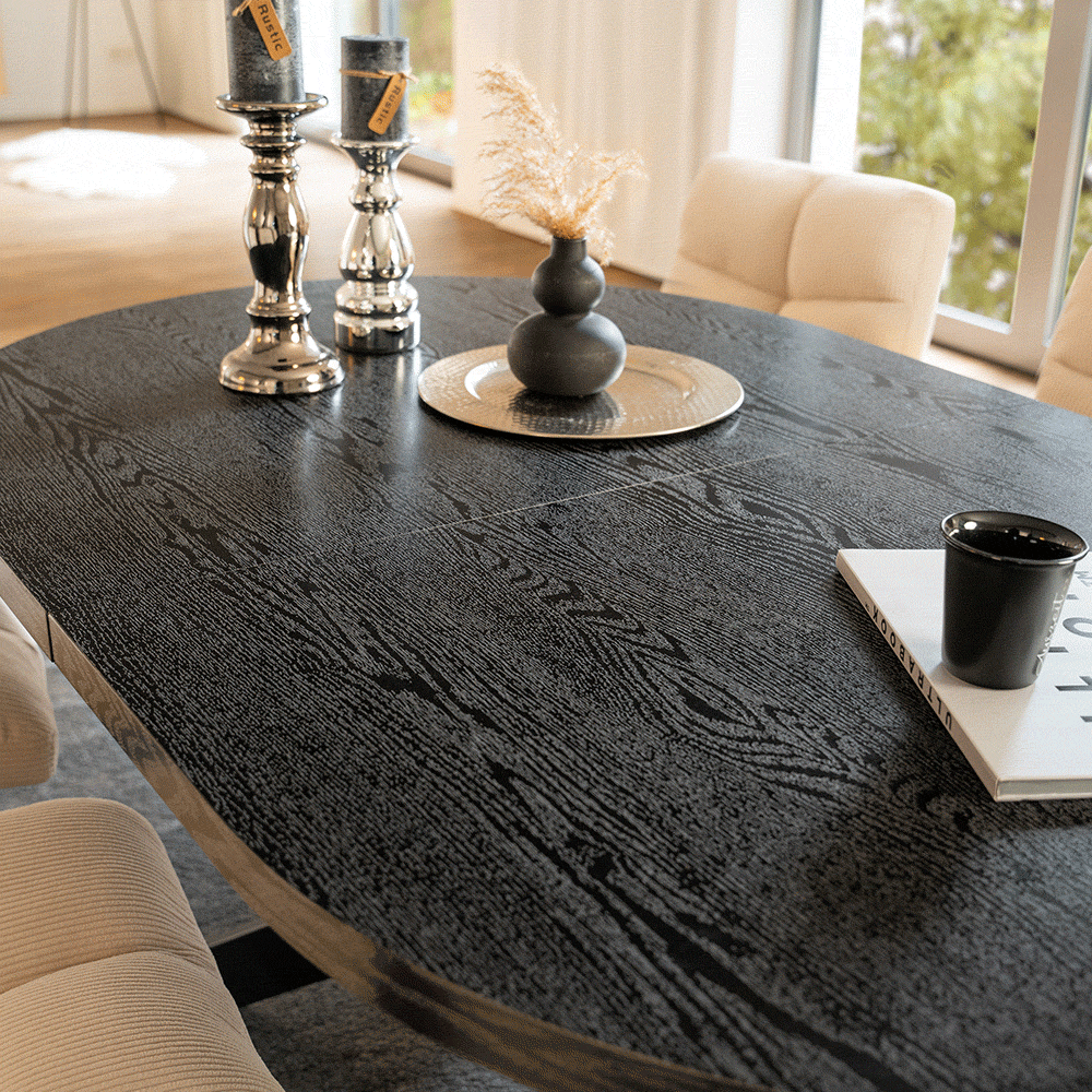 Home Deluxe 4058166271426 Esstisch Oval – Bild 6