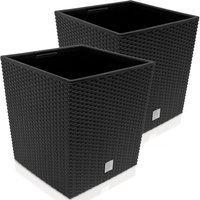 Deuba 993435 Blumentopf 2er-Set – Bild 2